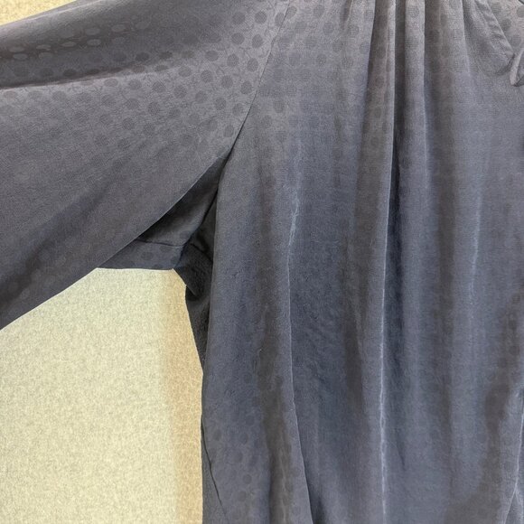 Current Air Los Angeles Womens Navy Blue Long Sleeve Blouse Top FLAW Size 3X - Picture 4 of 16
